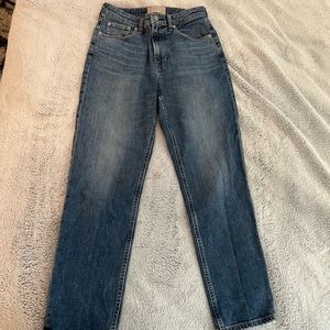 Everlane high rise straight jean